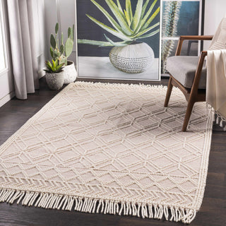 Hand-Woven Trellis Area Rug