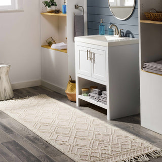 Hand-Woven Trellis Area Rug