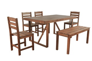 Acacia Wood Outdoor Table and Chair Set