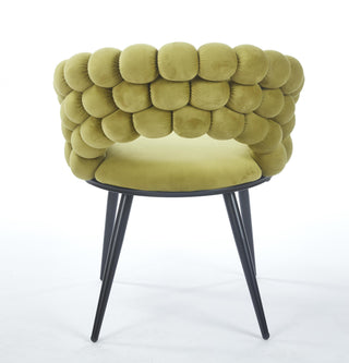 Modern Fabric Bubble Chairs (Set of 2)