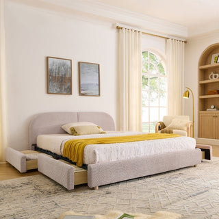 Qualicum Curved Headboard Storage Bed