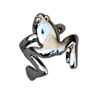 Stainless Steel Tree Frog Ear Cuff