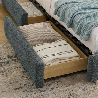 Qualicum Curved Headboard Storage Bed