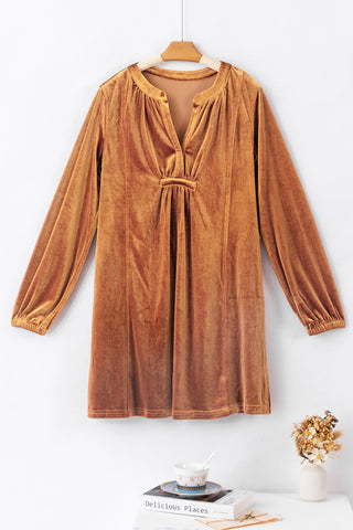 Murphys Velvet V-Neck Dress