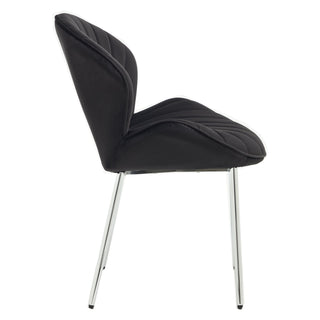 Modern Hollow-Back Upholstered Chair