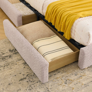Qualicum Curved Headboard Storage Bed