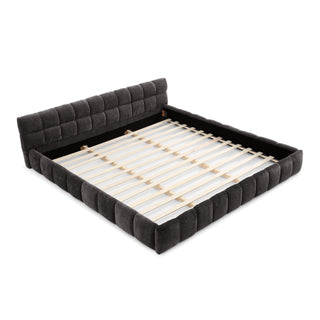 Crescent Valley Chenille Upholstered Platform Bed