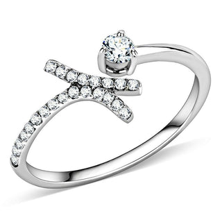 Stainless Steel Ring AAA Grade CZ