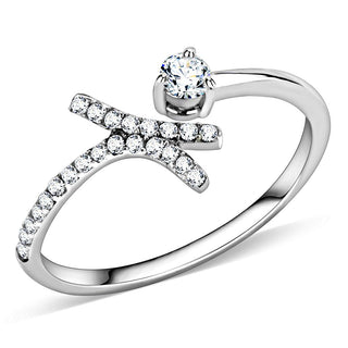 Stainless Steel Ring AAA Grade CZ