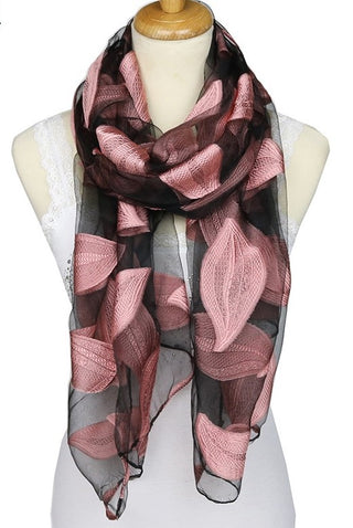 Jacquard Silk Scarf