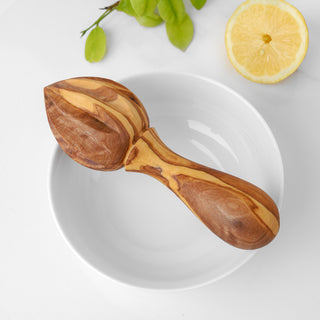 Handmade Olive Wood Lemon Squeezer