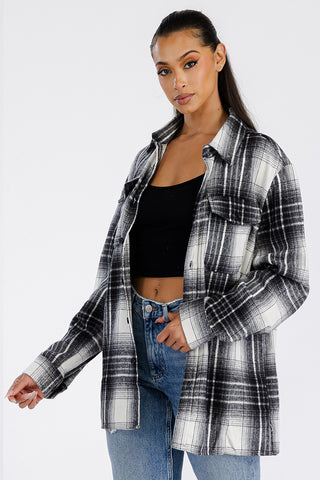 Curtis Oversized Soft Flannel Shacket