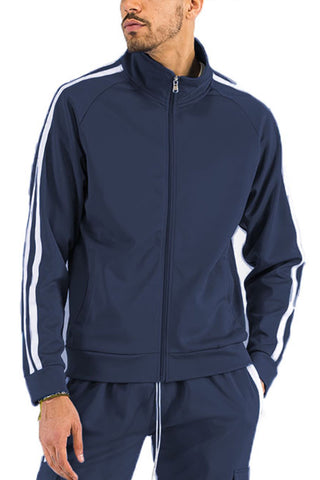 Easton Two Stripe Zip Up Track Jacket
