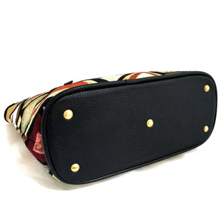 Handwoven & Vegan Leather Tote Bag