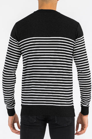 Redgrave Striped Crewneck Sweater