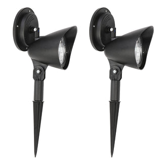 2pcs Solar Landscape Spotlight LED