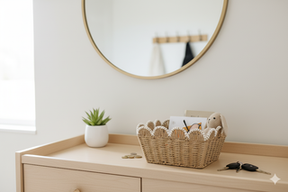 Woven Paper Rope Basket