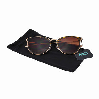 Cateye Sunglasses with Colored Inlay