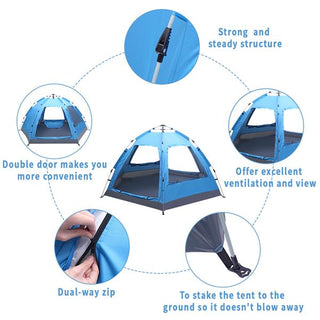 Instant Pop Up Waterproof Tent