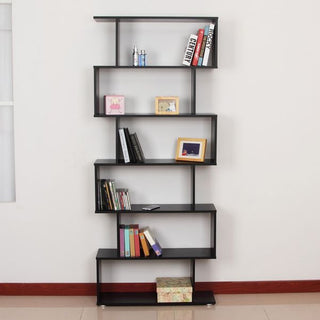 Six Tier Open Storage Display Bookcase