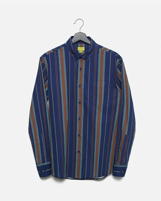 Belluno Nautical Stripe Button-Down Shirt