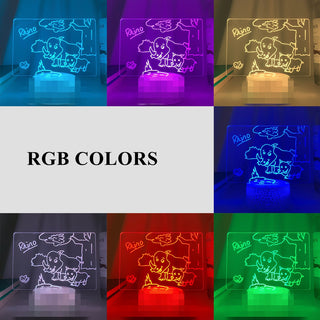 Wood Table Lamp Night Light