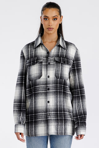 Curtis Oversized Soft Flannel Shacket