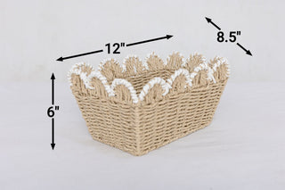 Woven Paper Rope Basket