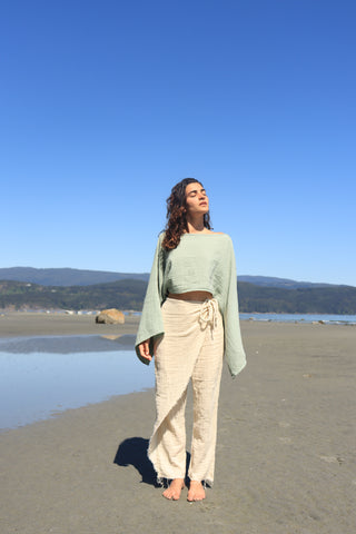 Elkford Organic Cotton Cropped Top