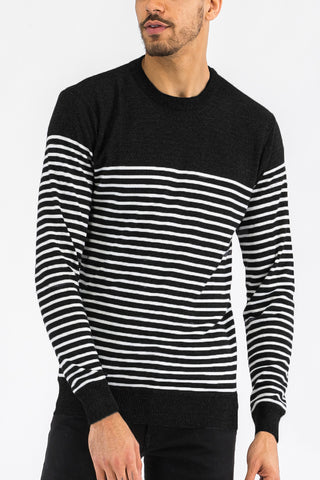 Redgrave Striped Crewneck Sweater