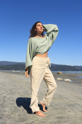 Elkford Organic Cotton Cropped Top