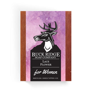 Buck Ridge Lace Flower Handmade Soap