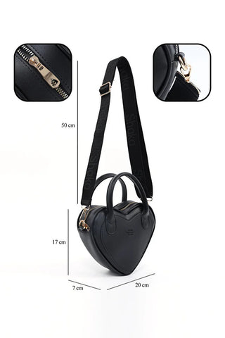 Heather Heart Shaped Bag