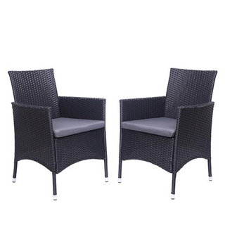 Outdoor Rattan Chair Set of 2