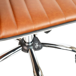 Vinyl Chrome Office Chair