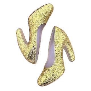 Miu Miu Glitter Curved Heels