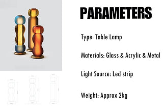Drift Bottle Table Lamp LED