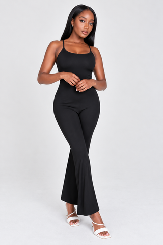 Pioneertown Ribbed Wide Leg Jumpsuit