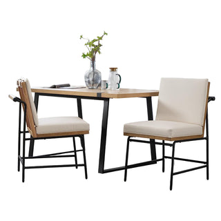 Mid Century Leather Dining Chairs Set Of 2