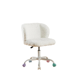 Faux Fur Upholstered Office Chair