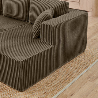 133" U-Shape Modular Sectional Sofa