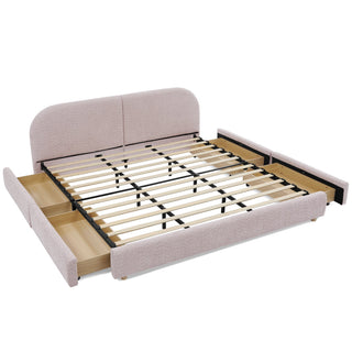 Qualicum Curved Headboard Storage Bed