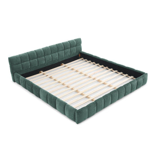 Crescent Valley Chenille Upholstered Platform Bed