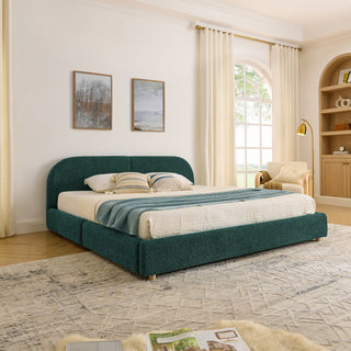 Qualicum Curved Headboard Storage Bed