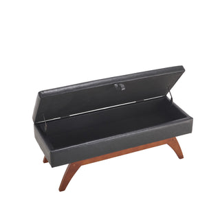 Teddy Wool Fabric Storage Footstool