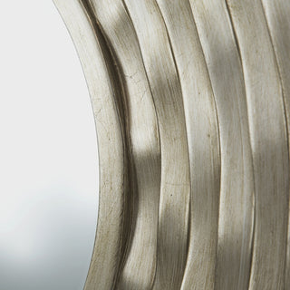 Silverton Sculpted Round Wall Mirror