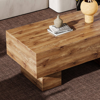 Wooden Block Coffee Table