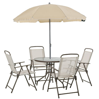 Outsunny Patio Umbrella Set