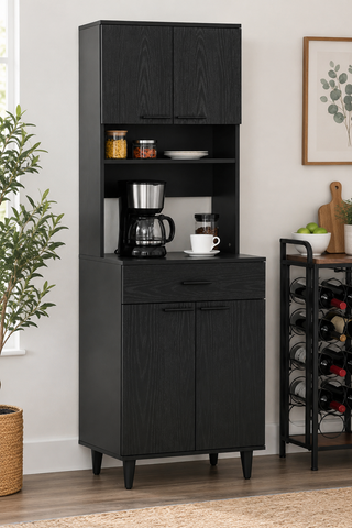 Brentwood Modern Kitchen Buffet & Hutch