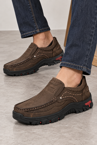 Cole Leather Slip-On Loafers
